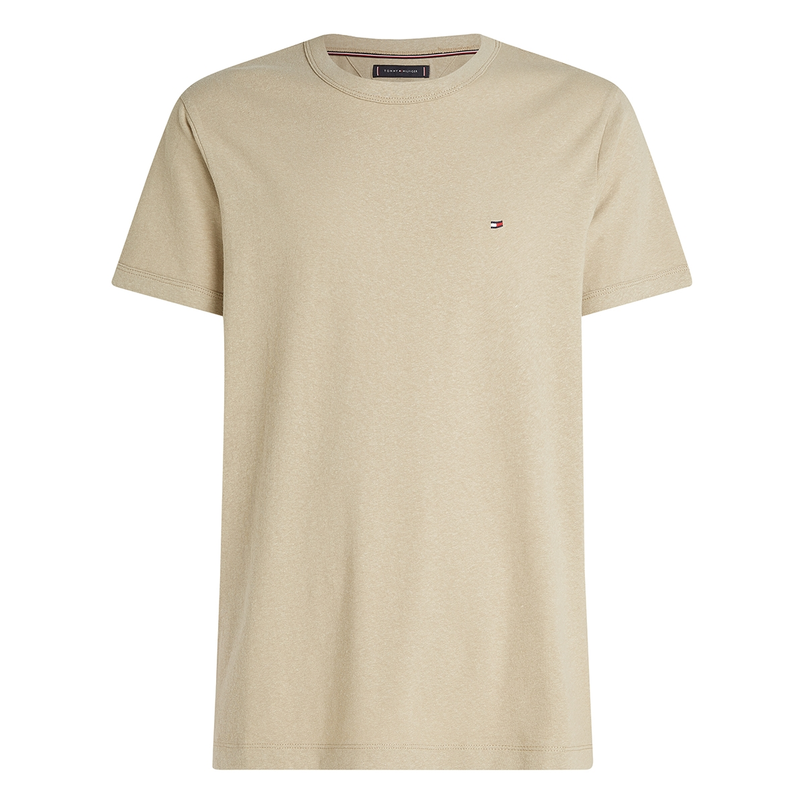 Tommy Hilfiger Heren T-shirt Mw0mw38637rbt Zand