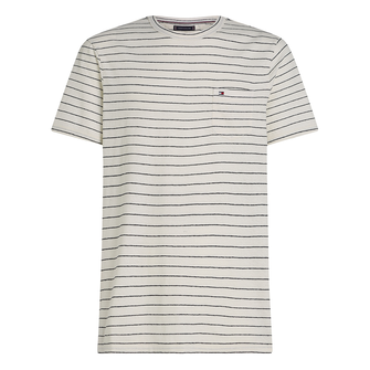 Tommy Hilfiger Heren T-shirt Mw0mw386380fa Wit