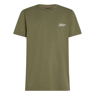 Tommy Hilfiger Heren T-shirt Mw0mw38643pli Olijf