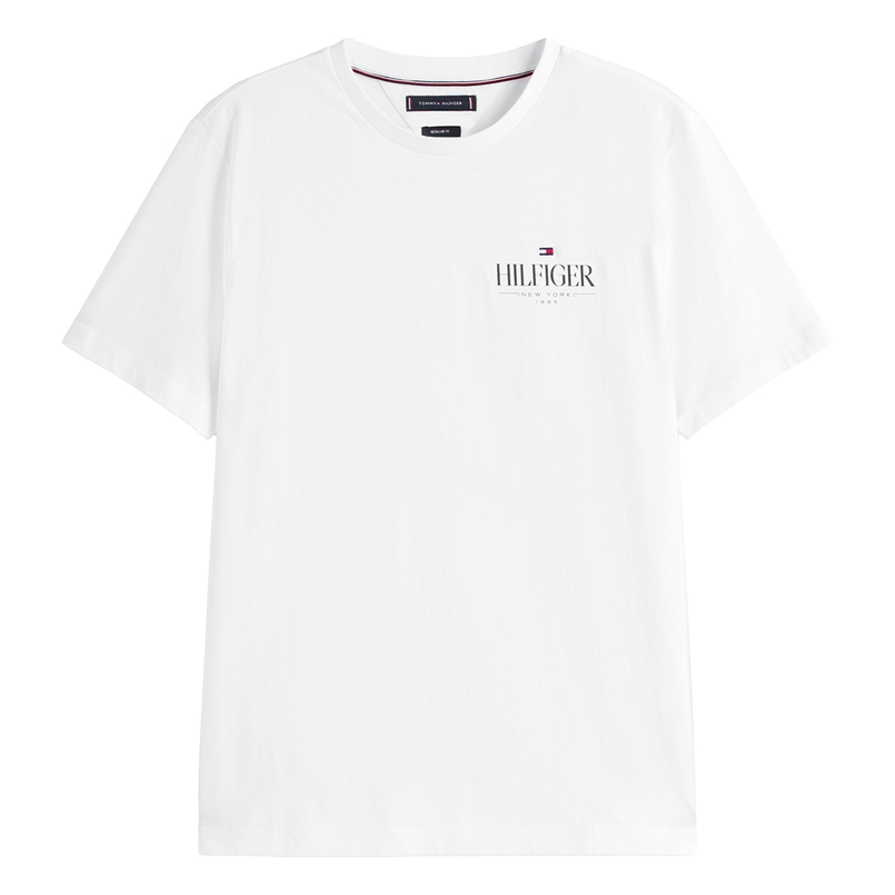 Tommy Hilfiger Heren T-shirt MW0MW39355YBR Wit