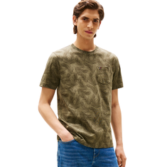 Tommy Hilfiger Heren T-shirt MW0MW406780H7 Groen