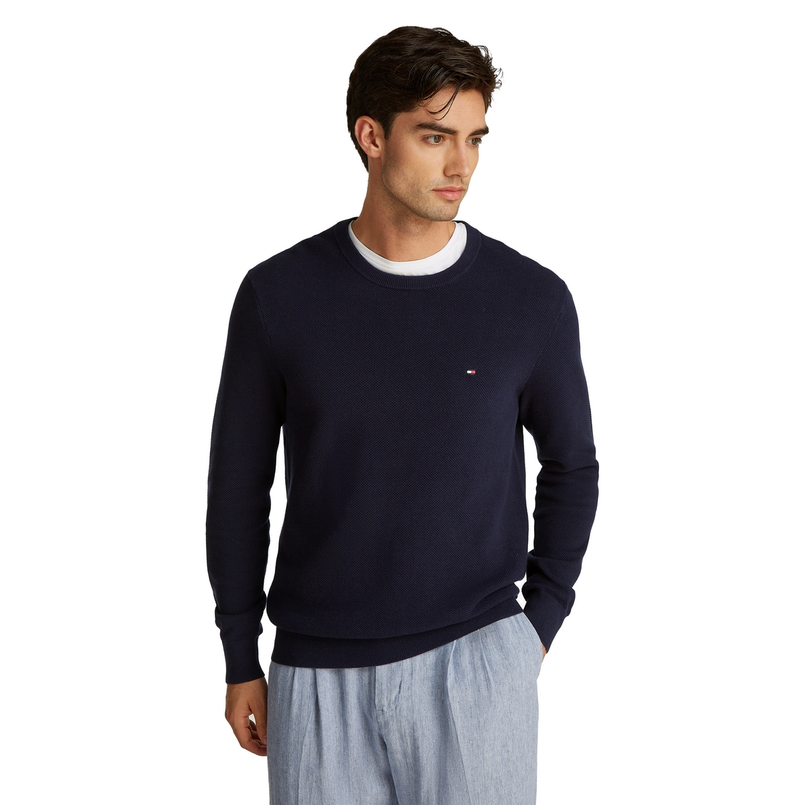 Tommy Hilfiger Heren Trui Mw0mw36347dw5 Navy