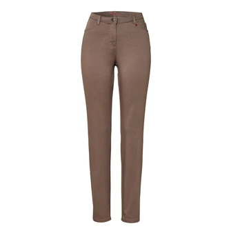 Toni Dress Dames Broek 21-31/2840-82 Bruin mele