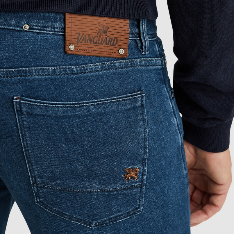 Vanguard Heren Jeans Vtr515-wbw Stone washed denim