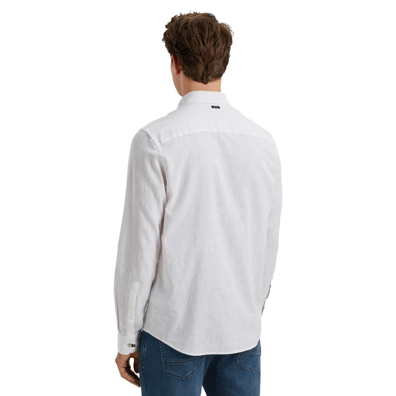 Vanguard Heren Overhemd Vsi2504250 WIT DESSIN