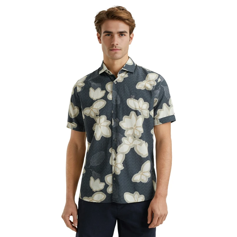Vanguard Heren Overhemd Vsis2504263 Navy