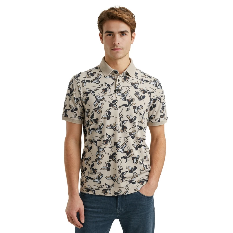Vanguard Heren Polo Vpss2505881 Ecru