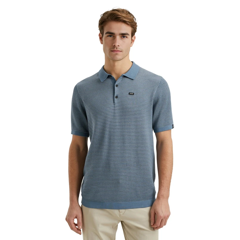 Vanguard Heren Polo Vpss2505887 Bleu