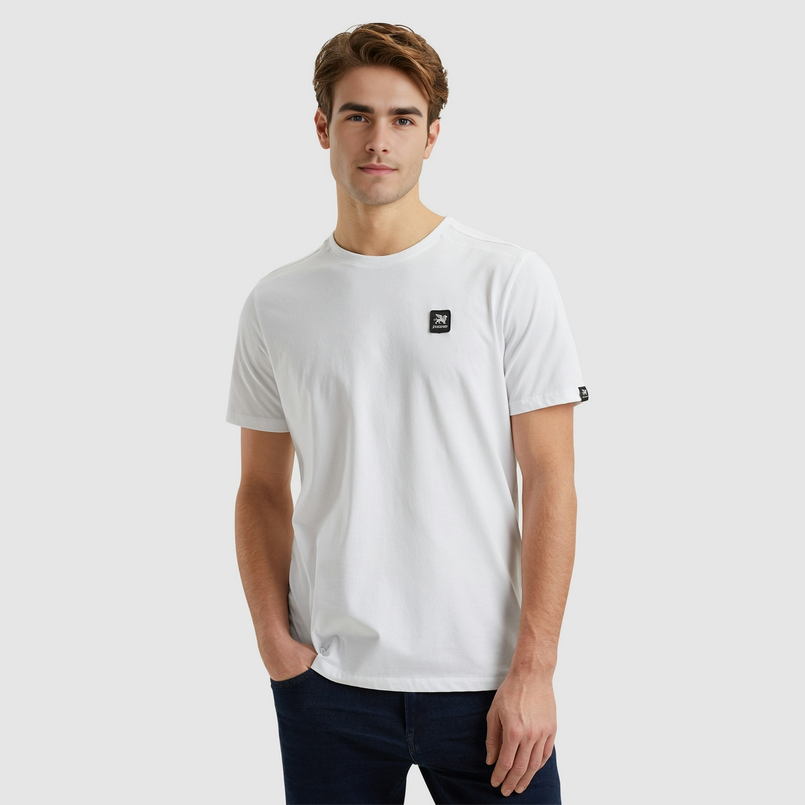 Vanguard Heren T-shirt Vtss2502501 WIT DESSIN