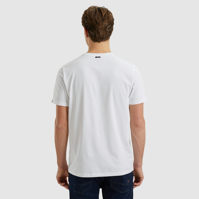 Vanguard Heren T-shirt Vtss2502501 WIT DESSIN