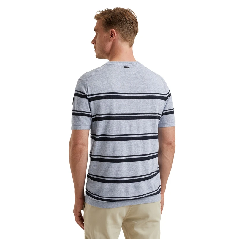 Vanguard Heren T-shirt Vtss2502505 Bleu