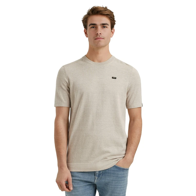 Vanguard Heren T-shirt Vtss2504531 Ecru