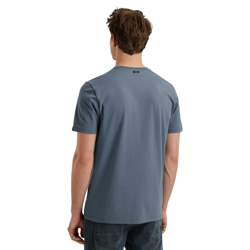 Vanguard Heren T-shirt Vtss2505550 Bleu