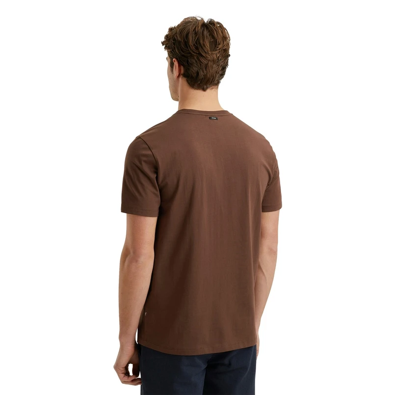 Vanguard Heren T-shirt Vtss2505550 Midden bruin