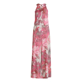 Vera Mont Dames Jumpsuit 34294163 Paars dessin
