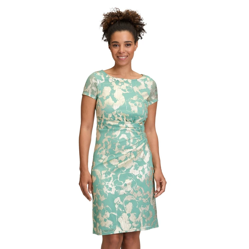 Vera Mont Dames Jurk 50704170 Goud
