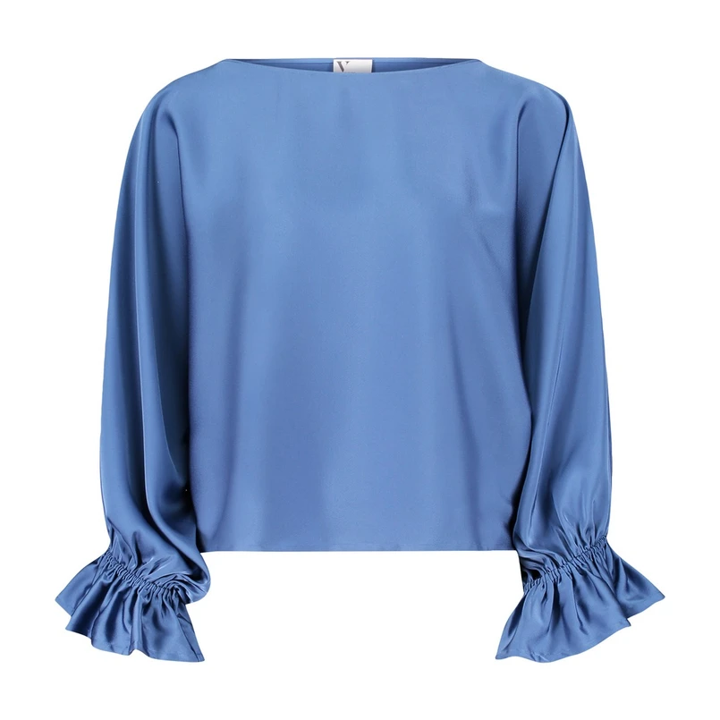 Vera Mont Dames Top 35874262 Midden blauw