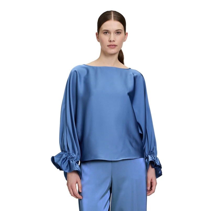 Vera Mont Dames Top 35874262 Midden blauw