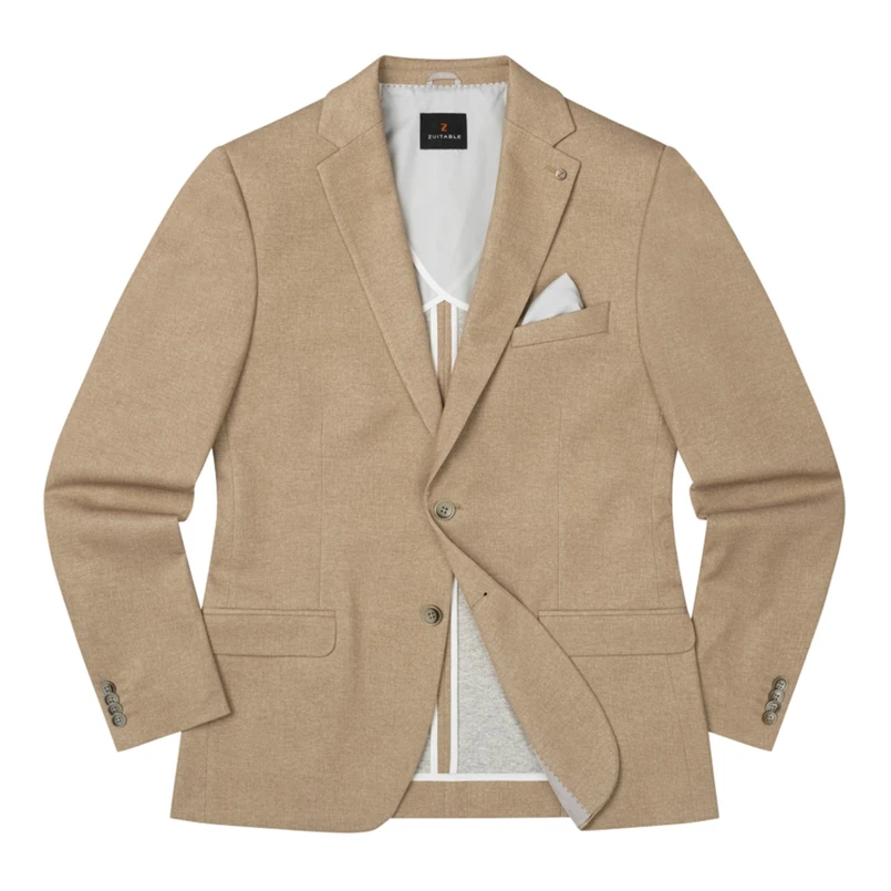 Zuitable Heren Colbert 251695 Dinick Zand