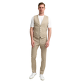 Zuitable Heren Gilet 251677 Diwesley Beige