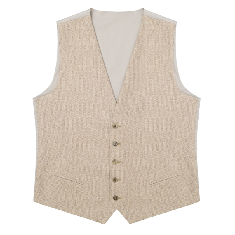 Zuitable Heren Gilet 251677 Diwesley Beige
