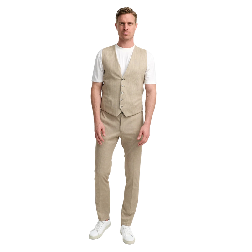 Zuitable Heren Gilet 251677 Diwesley Beige